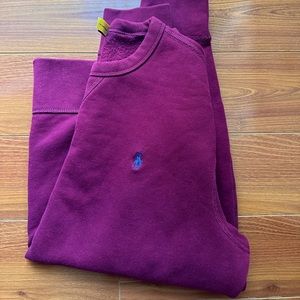 Burgundy sweatshirt by Polo, Ralph Lauren